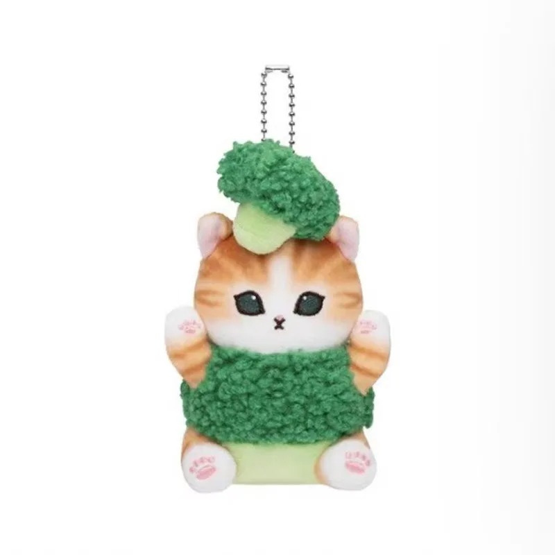 Mofusand Freshly Picked Keychain - Mofusand Plush - Broccoli