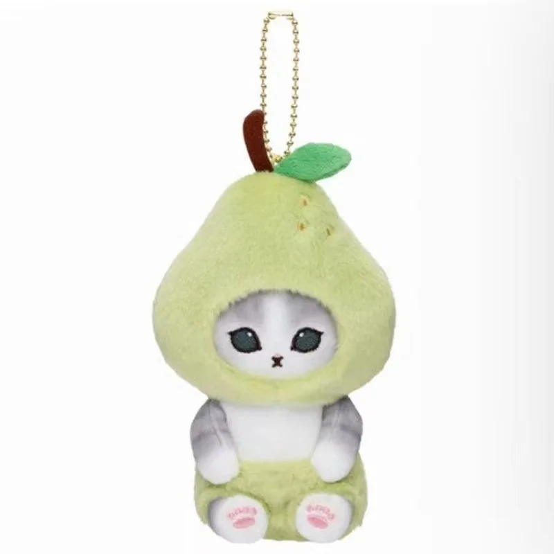 Mofusand Freshly Picked Mascot Keychains (Fruits) - Mofusand Plush - Pear