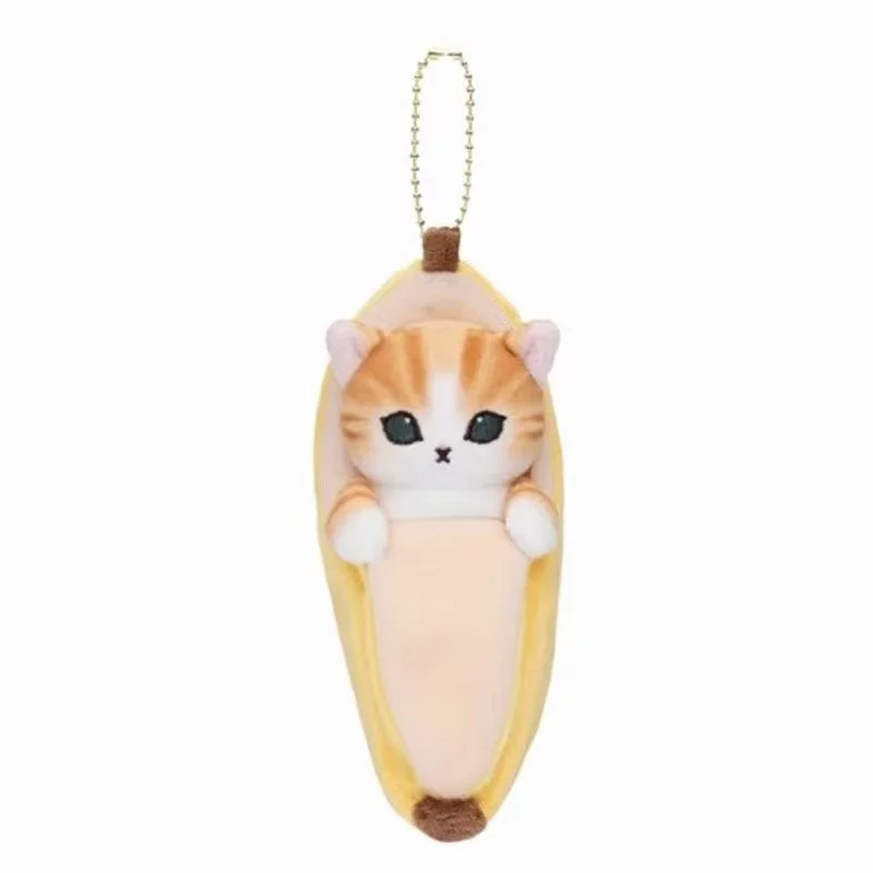 Mofusand Freshly Picked Mascot Keychains (Fruits) - Mofusand Plush - Banana