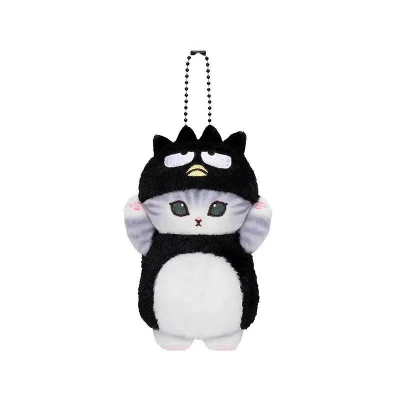 mofusand × Sanrio Characters Mini Mascot Keychain (Bad Badtz-Maru) - Mofusand Plush