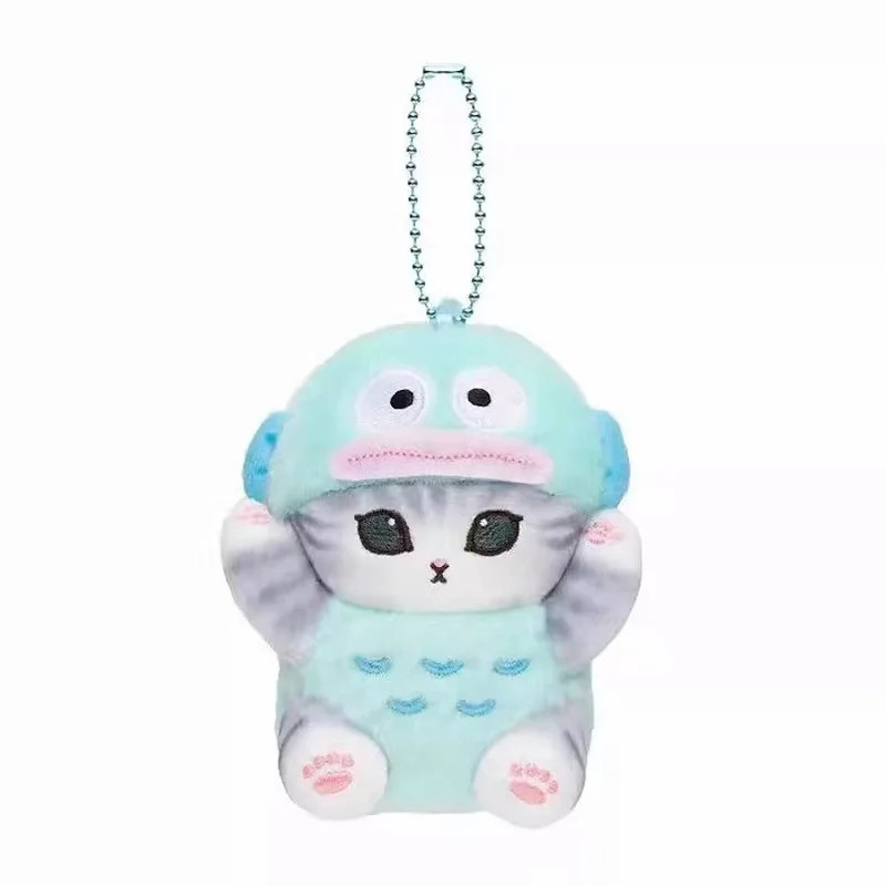 mofusand × Sanrio Characters Mini Mascot Keychain (Hangyodon) - Mofusand Plush