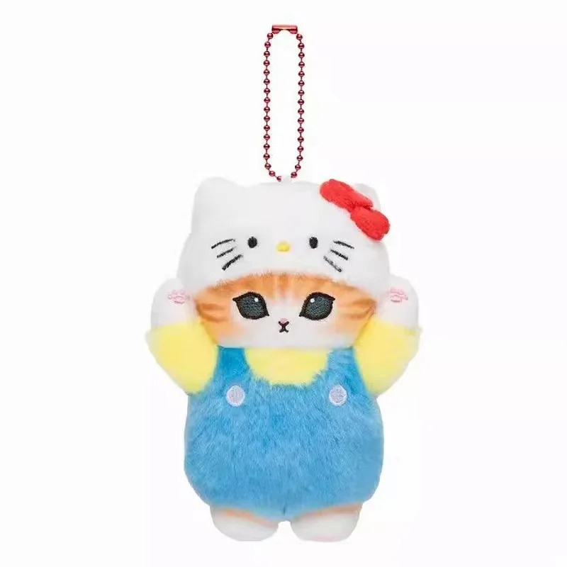mofusand × Sanrio Characters Mini Mascot Keychain (Hello Kitty) - Mofusand Plush