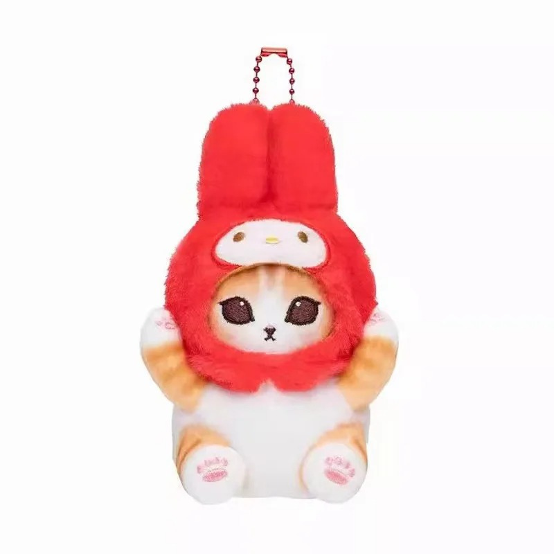 mofusand × Sanrio Characters Mini Mascot Keychain (My Melody) - Mofusand Plush