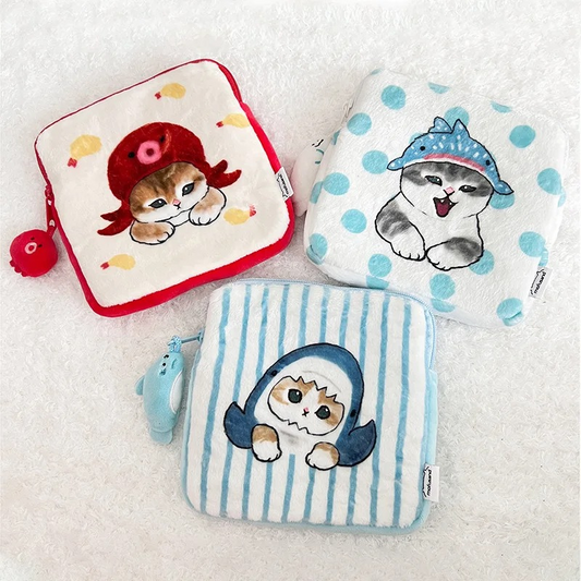 Mofusand Ocean Small Purse - Collection- Mofusand Plush