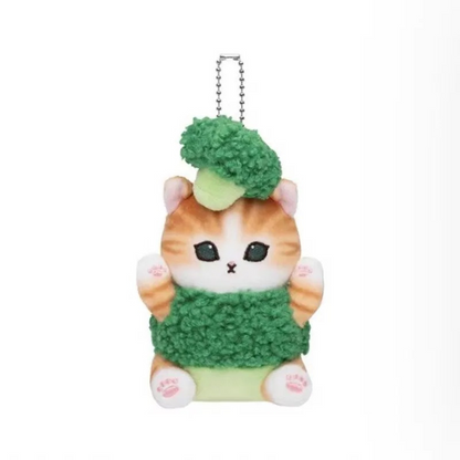 Mofusand Freshly Picked Keychain - Mofusand Plush - Broccoli