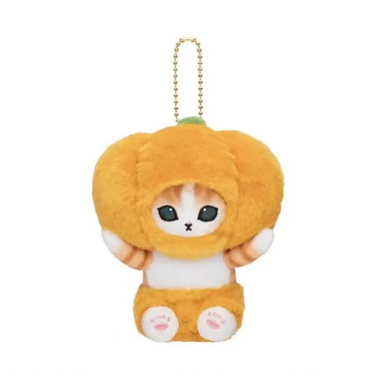 Mofusand Freshly Picked Keychain - Mofusand Plush - Pumpkin