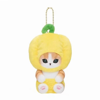 Mofusand Freshly Picked Keychain - Mofusand Plush - Yellow Paprika