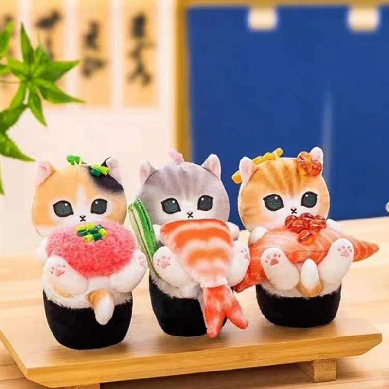 Mofusand Sushi Keychains - Mofusand Plush 
