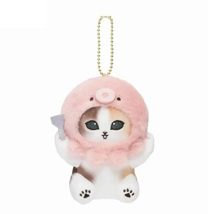 Mofusand Octopus Keychain Pink _ Mofusand Plush