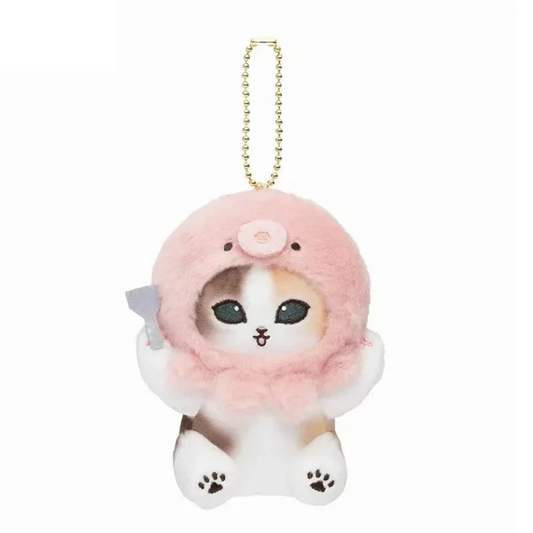 Mofusand Octopus Keychain Pink _ Mofusand Plush