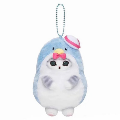 mofusand × Sanrio Characters Mini Mascot Keychain (Tuxedosam) _ Mofusand Plush